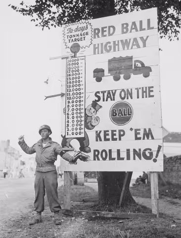 American logistics in the Northern France campaign