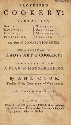 Ann Cook (cookery book writer)