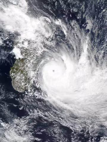 Cyclone Dumazile