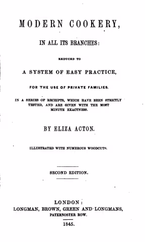 Eliza Acton