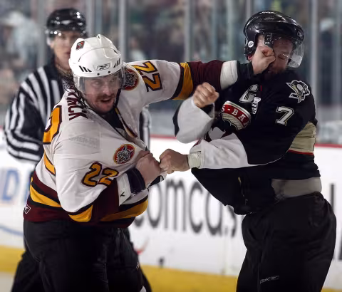 Fighting in ice hockey
