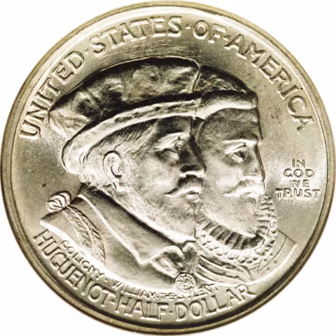 Huguenot-Walloon half dollar