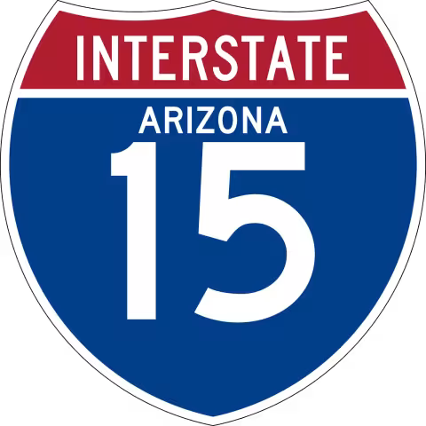 Interstate 15 in Arizona