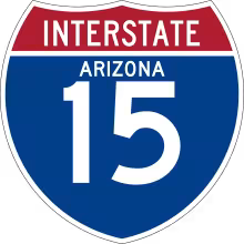 Interstate 15 in Arizona