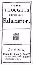 Some Thoughts Concerning Education